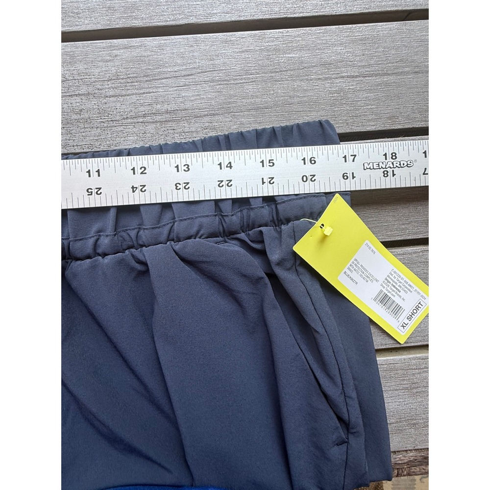 All in motion women's active high-rise, wide leg performance pants navy XL short - Picture 5 of 7